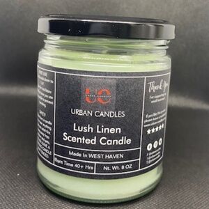 Lush Linen Scented Candle 8 oz